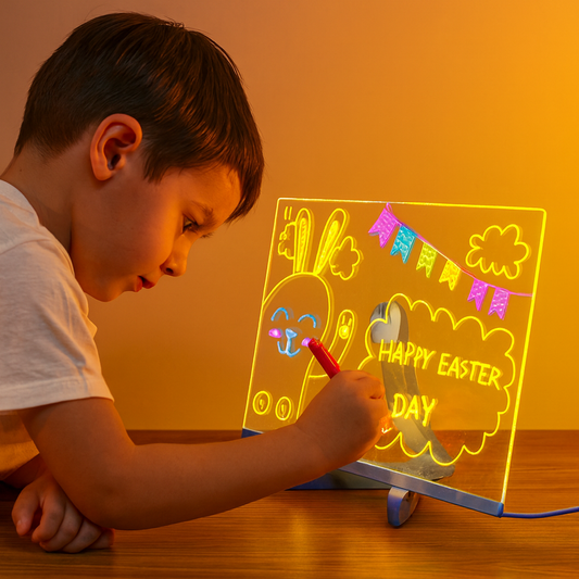 MAGIC DRAW® – La pizarra LED que hace brillar la imaginación de tu peque ✨🧠