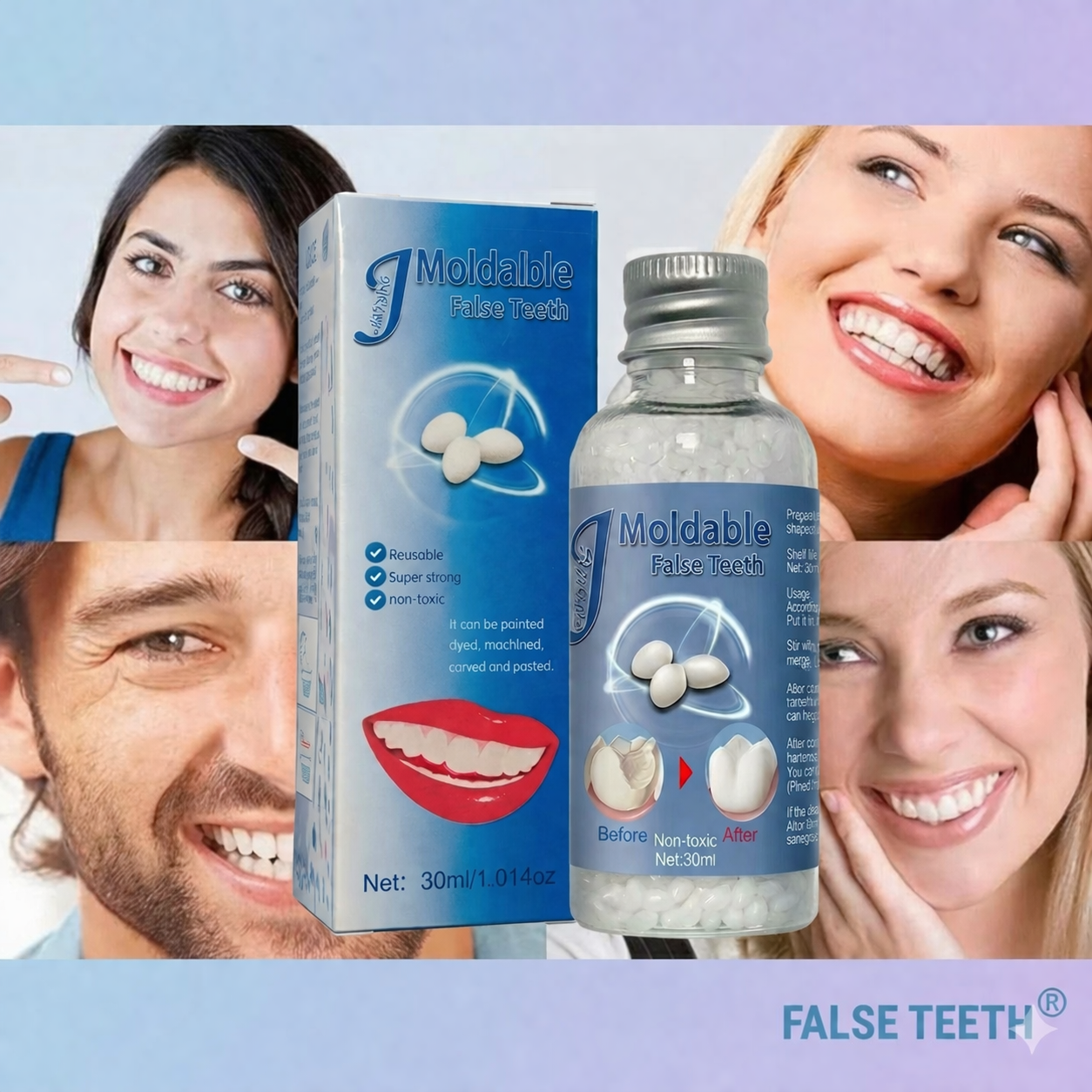 Nuevo Kit de Reparación Dental®: ¡Recupera tu sonrisa perfecta y tu confianza al instante sin ir al dentista!