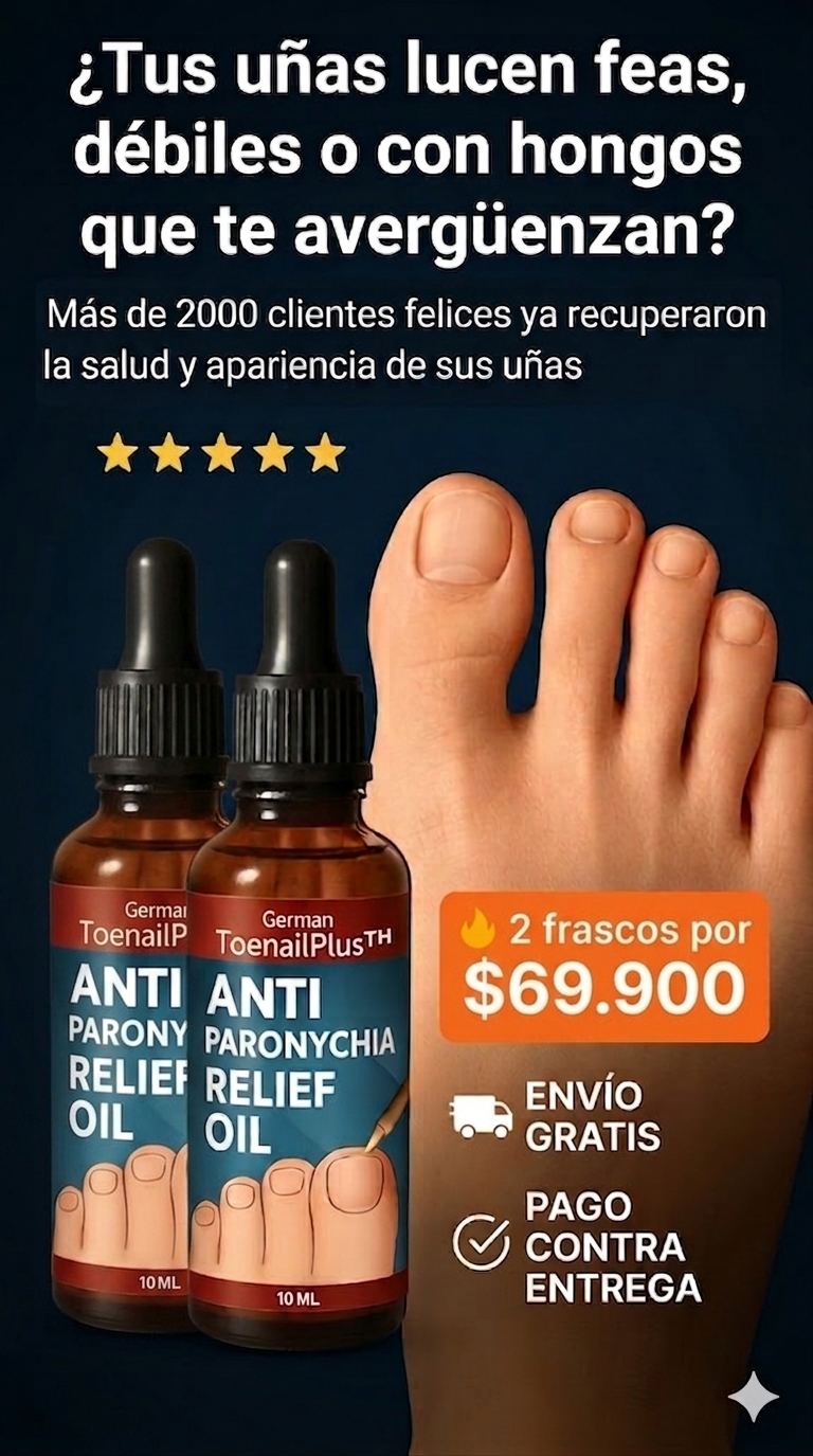 OFERTA 2X1! Removal Paronychia Oil®: Elimina el dolor y los hongos en tus uñas de forma definitiva