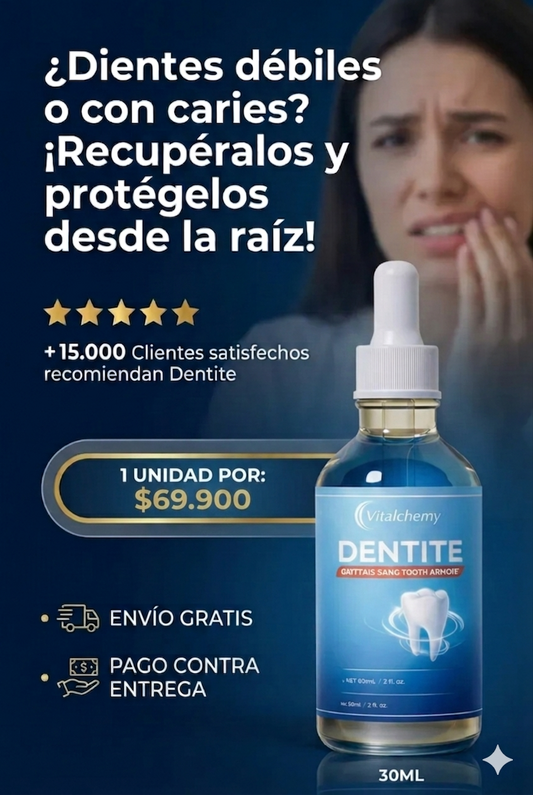 Nuevas gotas de reparación dental: Recupera la salud de tus encías y la firmeza de tus dientes en solo 2 semanas