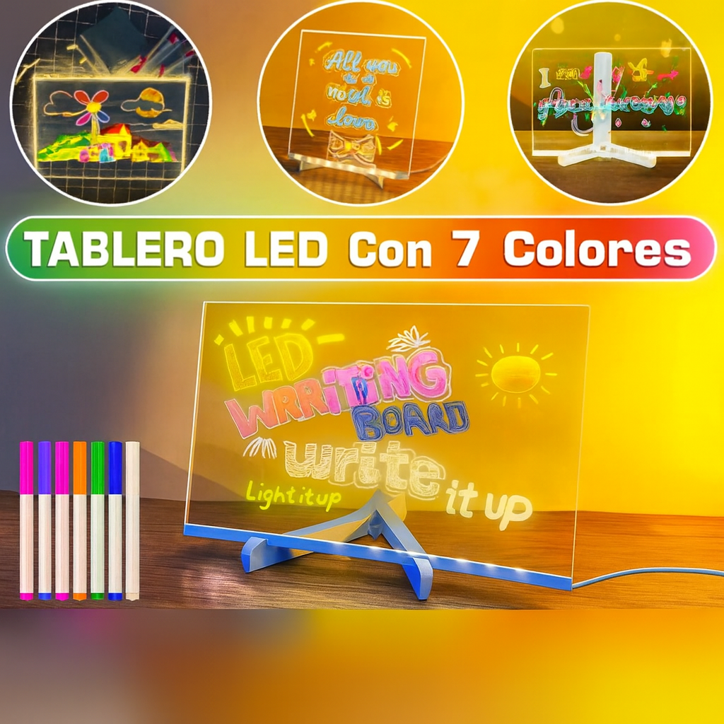 MAGIC DRAW® – La pizarra LED que hace brillar la imaginación de tu peque ✨🧠