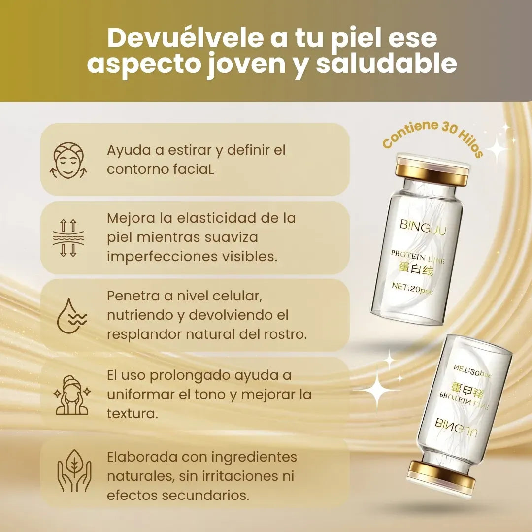Hilos Tensores de Colágeno®: Recupera la firmeza y juventud de tu rostro sin agujas ni cirugías