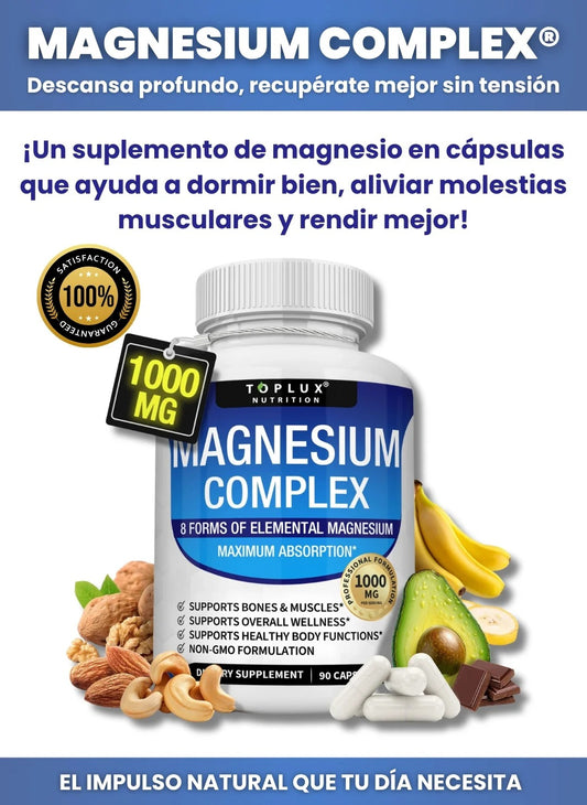 Magnesium Complex 8 en 1®: Fortalece tus huesos y recupera la movilidad que el dolor te quitó